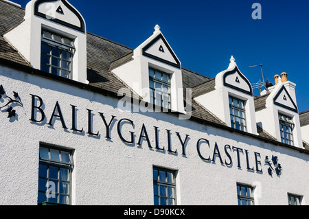 Ballygally Castle Hotel, Larne. Part of the Hastings Group of hotels in Northern Ireland, and supposedly haunted by a large number of ghosts. Stock Photo