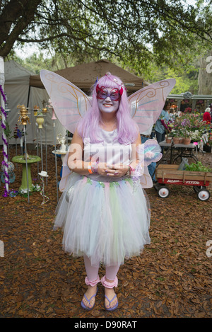 Kanapaha Spring Garden Festival is annual event at Kanapaha Botanical Gardens located in Gainesville Florida. Stock Photo