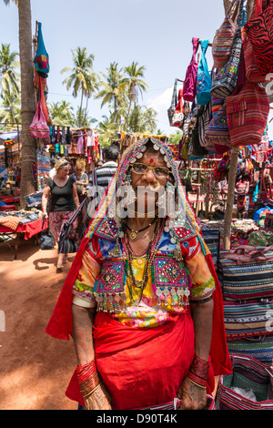 Anjuna was start of the hippy trail to Goa in the sixties Stock Photo ...