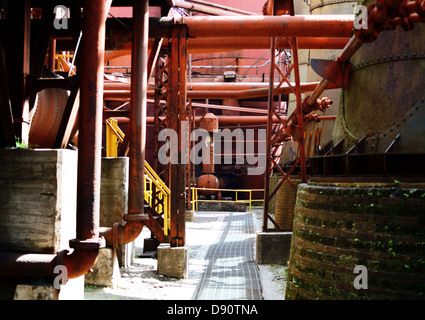 details of a factory grounds Stock Photo