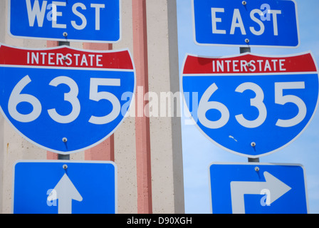 Interstate 635 Signs Stock Photo - Alamy