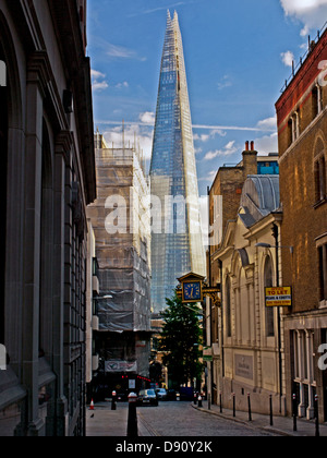 View of the Shard, tallest building in the European Union, London Bridge, London, England, United Kingdom Stock Photo