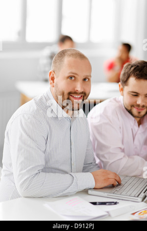 Students studying in library Stock Photo