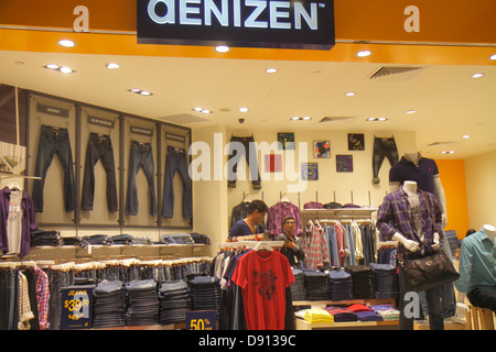 Singapore,City Square mall,for sale,retail product products display sale,fashion,trendy,luxury,front,entrance,clothing,apparel,Denizen,visitors travel Stock Photo
