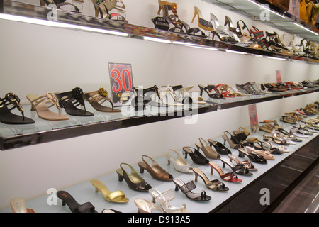 Singapore City Square mall,for sale,display sale store,luxury,shoes,women's,Sing130131029 Stock Photo