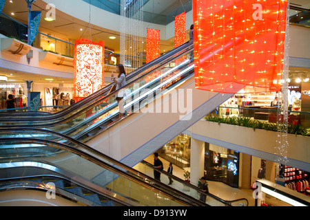 Singapore Raffles City,shopping shopper shoppers shop shops market markets marketplace buying selling,retail store stores business businesses,Centre,c Stock Photo