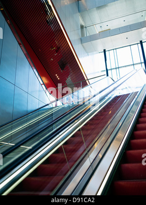 Escalator, Sweden. Stock Photo