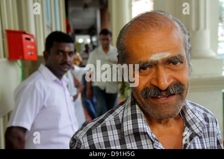 Singapore,Little India,Serangoon Road,Asian Asians ethnic immigrant immigrants minority,adult adults man men male,senior seniors old older citizen cit Stock Photo