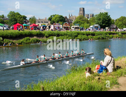 Durham rowing Regatta, Durham, England, UK Stock Photo