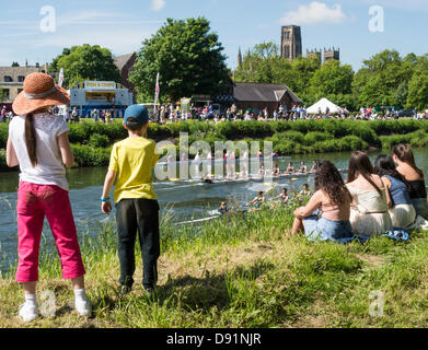 Durham rowing Regatta, Durham, England, UK Stock Photo