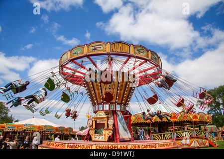 Spinning carousel Stock Photo