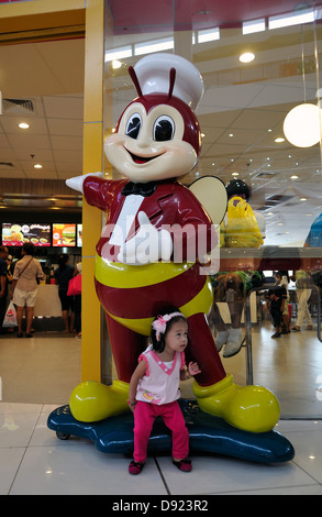 Jollibee Restaurant SM Mall Consolacion Cebu Province Philippines Stock Photo