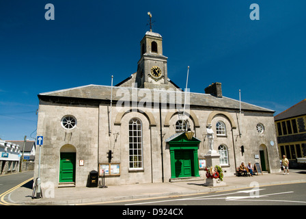 The Town Hall, Cowbridge, Vale of Glamorgan, South Wales, UK. Stock Photo