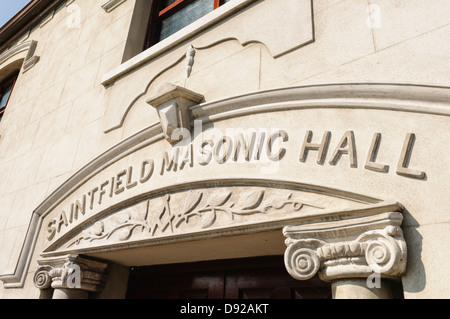 Saintfield Masonic Hall Stock Photo