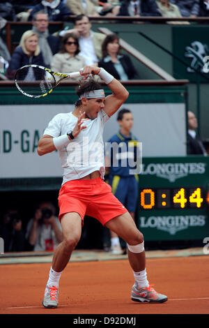 Rafael Nadal of Spain during the Roland Garros 2021 Grand Slam