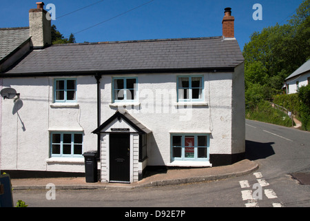 Bridgetown a village on the River Exe between Dulverton and Dunster Stock Photo