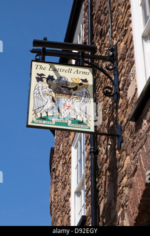 Dunster a village in somerset England UK Stock Photo