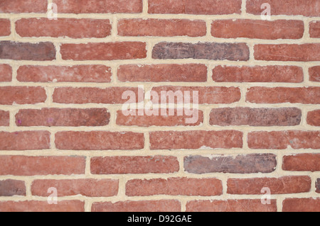 Dark Old Brick Wall Texture Close Up Stock Photo