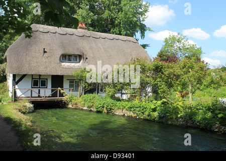 The Fulling Mill on the River Itchen near Alresford, Hampshire, UK Stock Photo