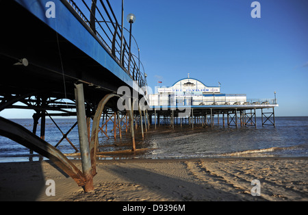 Cleethorpes Pier 39 a traditional victorian pier which is now a nightclub and is currently up for sale Stock Photo