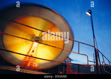 Ferry wheel, blurred motion Stock Photo