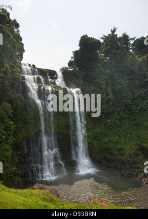 Tad Fane Waterfall, Boloven, Laos Stock Photo
