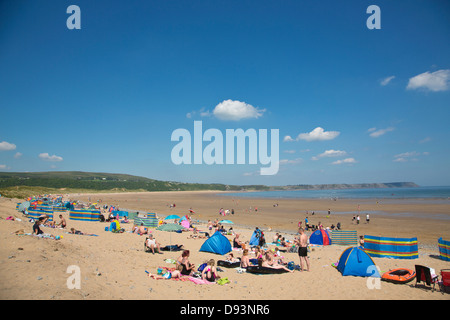 the gower peninsula south wales Stock Photo - Alamy