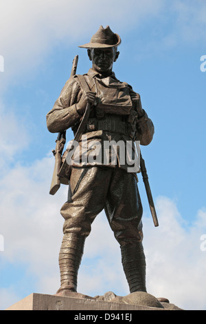 Digger of the Australian 2nd Division Memorial, Mont St Quentin, France ...