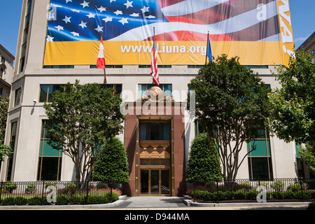 Laborers International Union of North America building, Washington DC Stock Photo