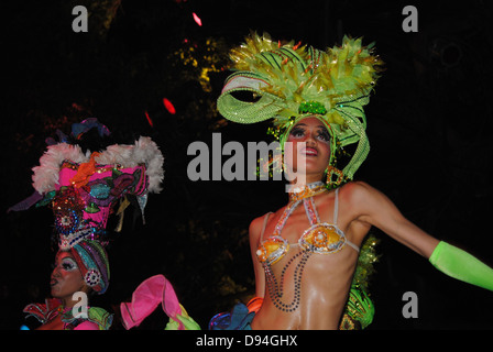 Club Tropicana Dancers, Havana Stock Photo