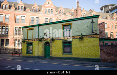 Grade 2 listed pub in manchester Peveril of the Peak Stock Photo