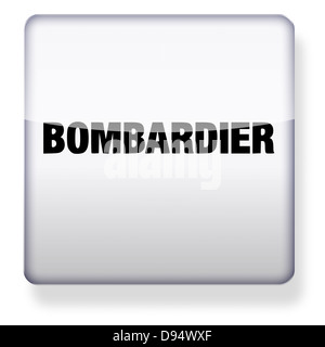 Bombardier logo as an app icon. Clipping path included Stock Photo - Alamy
