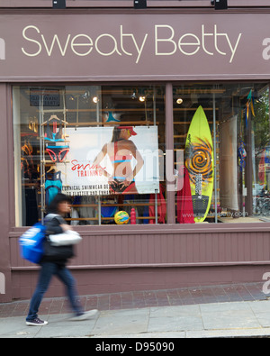 Sweaty Betty on the King's Road, Chelsea, London. Stock Photo