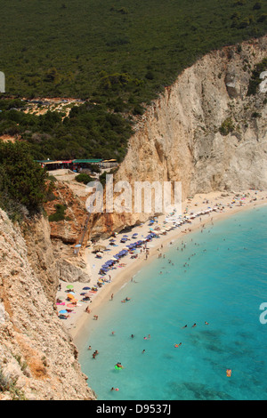 Porto Katsiki Beach, Lefkada, Ionian Island, Greece Stock Photo