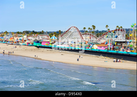 The Boardwalk, Santa Cruz California Stock Photo