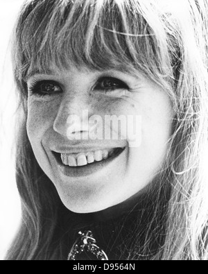 MARIANNE FAITHFULL Promotional photo of UK pop singer and film actress about 1966 Stock Photo