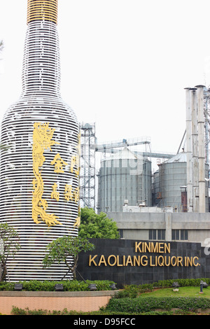 Kinmen Kaoliang Liquor Inc. company headquarters, KKL Kinning Plant. Kinmen County, Taiwan Stock Photo