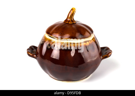 Pot for preparation of meal Stock Photo
