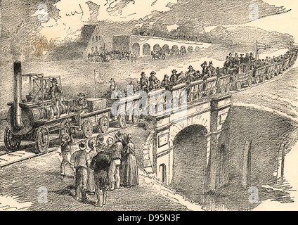 Opening Of The Stockton To Darlington Railway Line 27 September 1825 ...