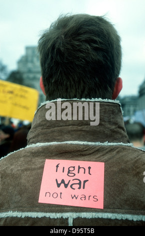 Stop the War in Iraq demo, London, UK, 15 February 2003. Stock Photo