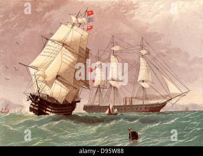 HMS Warrior Stock Photo - Alamy