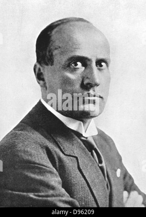 Benito Mussolini  (1883-1945) - 'Il Duce' - Italian fascist dictator. Stock Photo