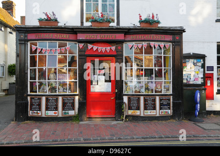 Alfriston Village Post Office and Shop, East Sussex, England UK GB Stock Photo