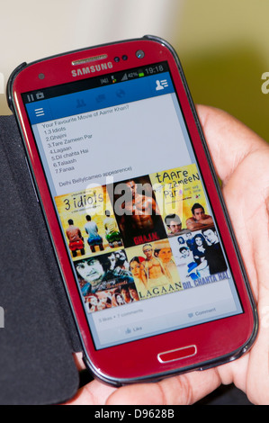 facebook viral advertising Stock Photo