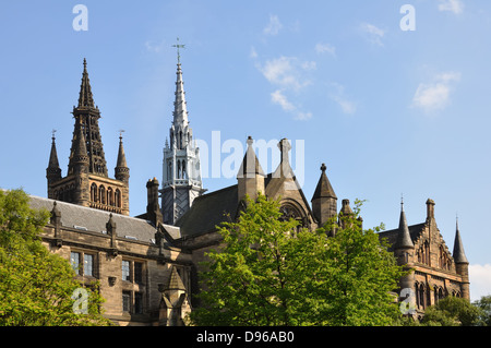 Glasgow University spires. Stock Photo