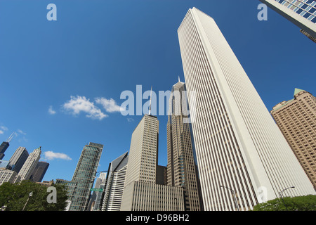 Skyscrapers in downtown Chicago, Illinois Stock Photo