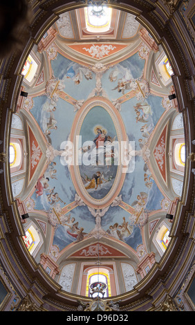 The Carmelite Church, Mdina, Malta. Stock Photo