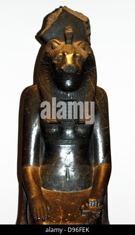 Granite statue of Sekhmet 1350 BC. The Egyptian goddess associated ...
