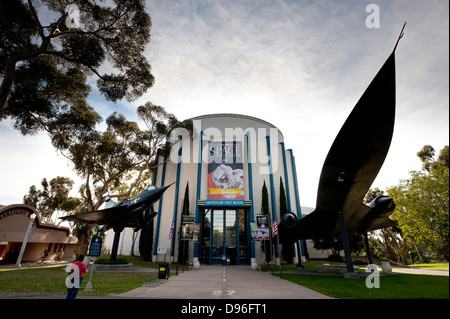 Air & Space Museum, Balboa Park, San Diego, California, United States of America Stock Photo