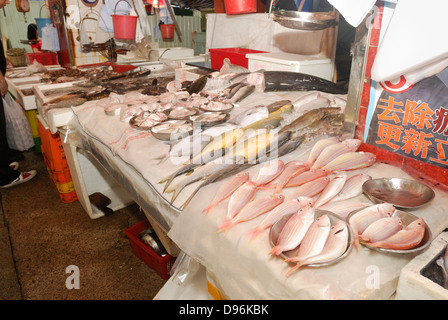 Fish market Hong Kong China Stock Photo